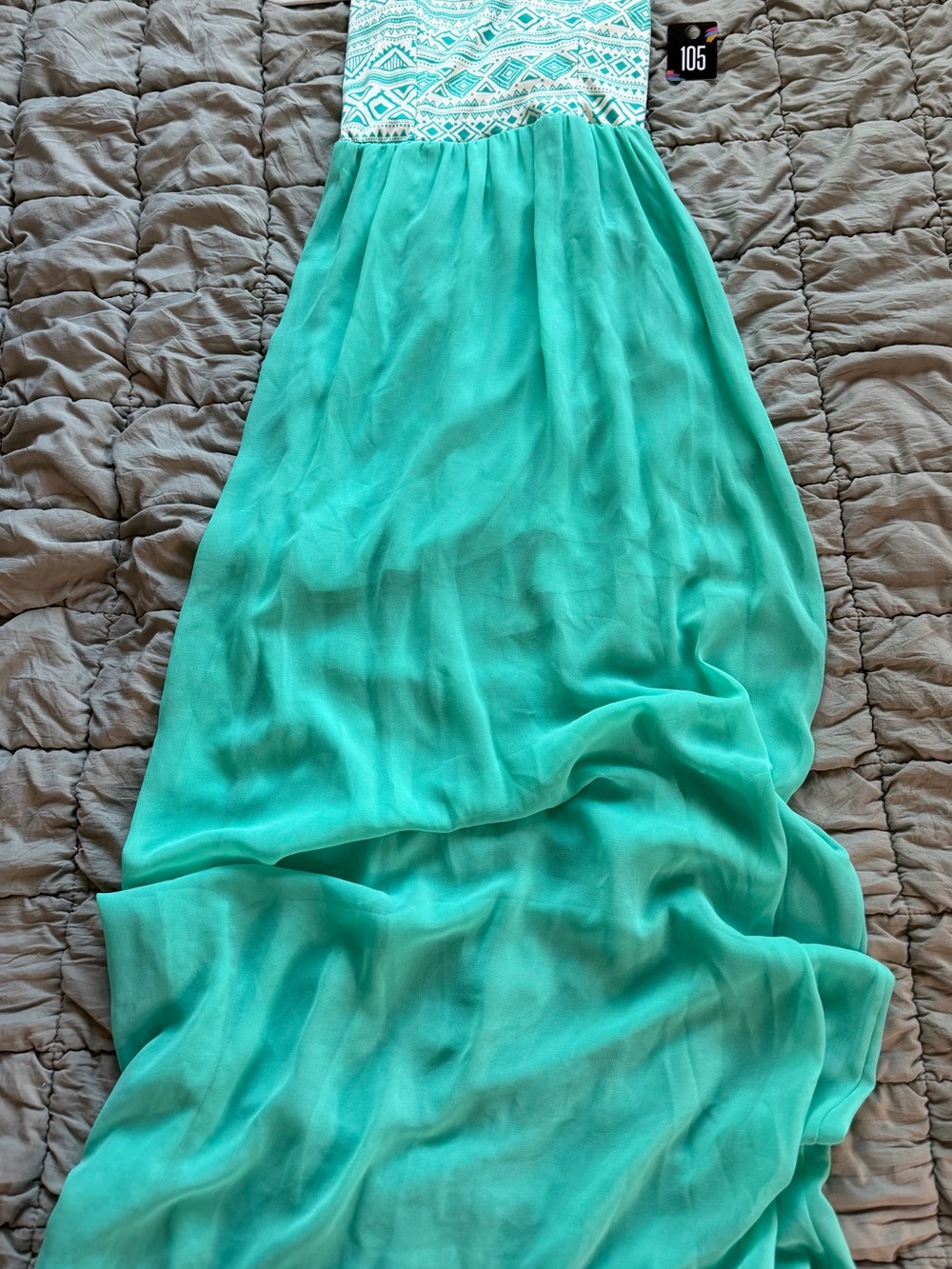 Women’s Teal Maxi Skirt — Lightweight Flowing Skirt